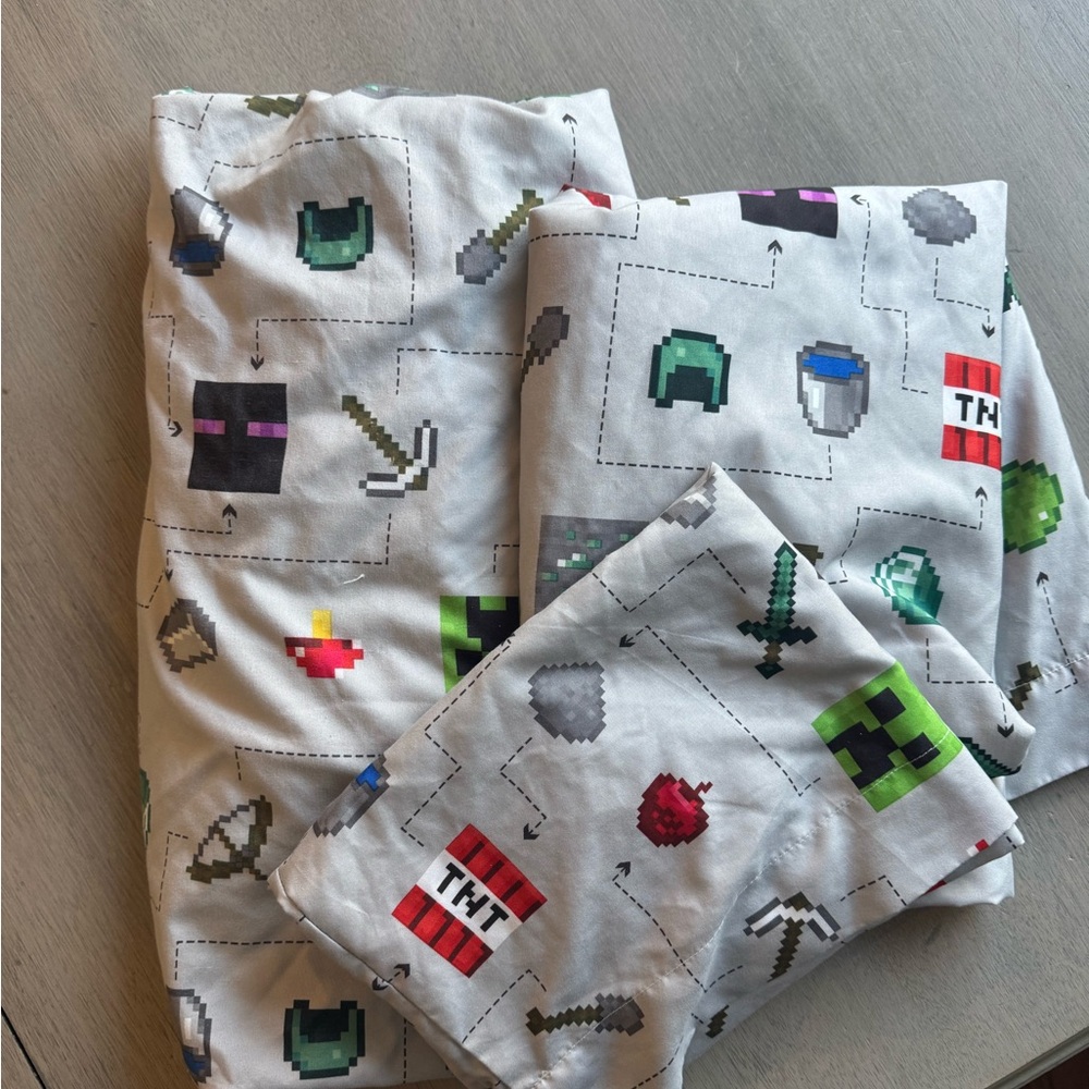 Minecraft Twin Size Sheet Set